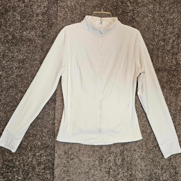 Pinspark Jackets & Blazers - Women's White Slim Fit Yoga/Jogging Jacket. XL. NWt
